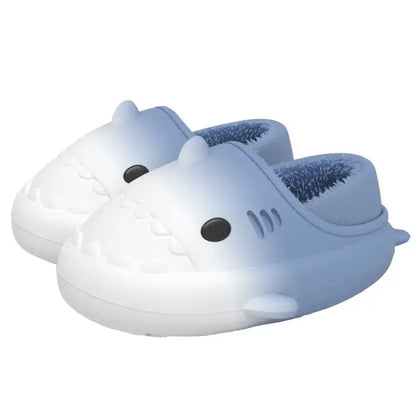 Pantuflas Tiburón de Peluche - Invierno Cálido y Cómodo