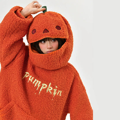 Sudadera Halloween con Cabeza de Calabaza