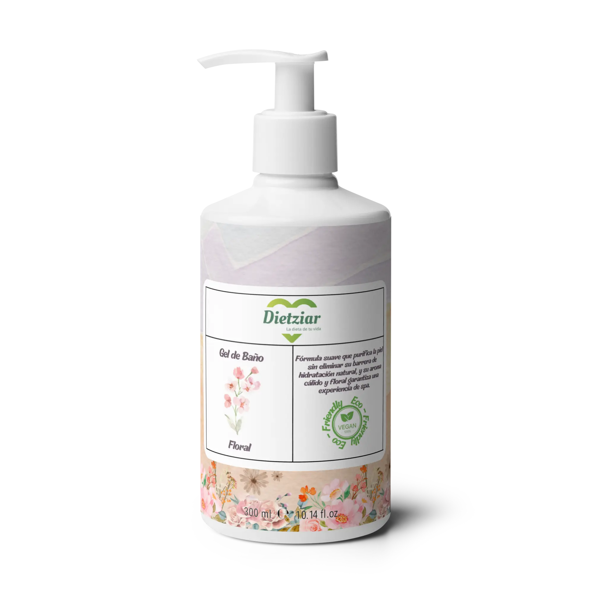 gel de baño floral